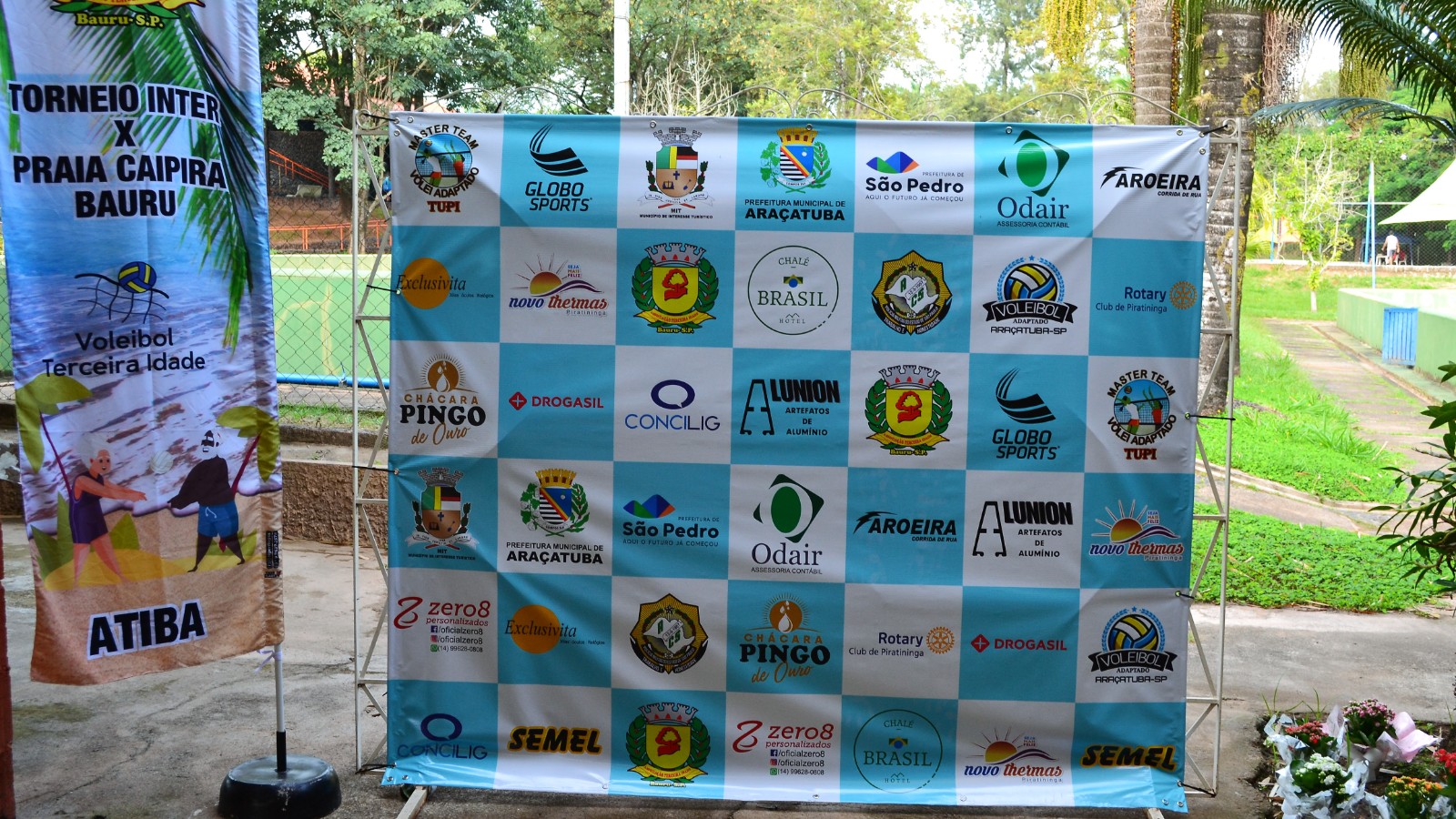 Inter Paia Caipira - Preparação do evento - Quadras 20