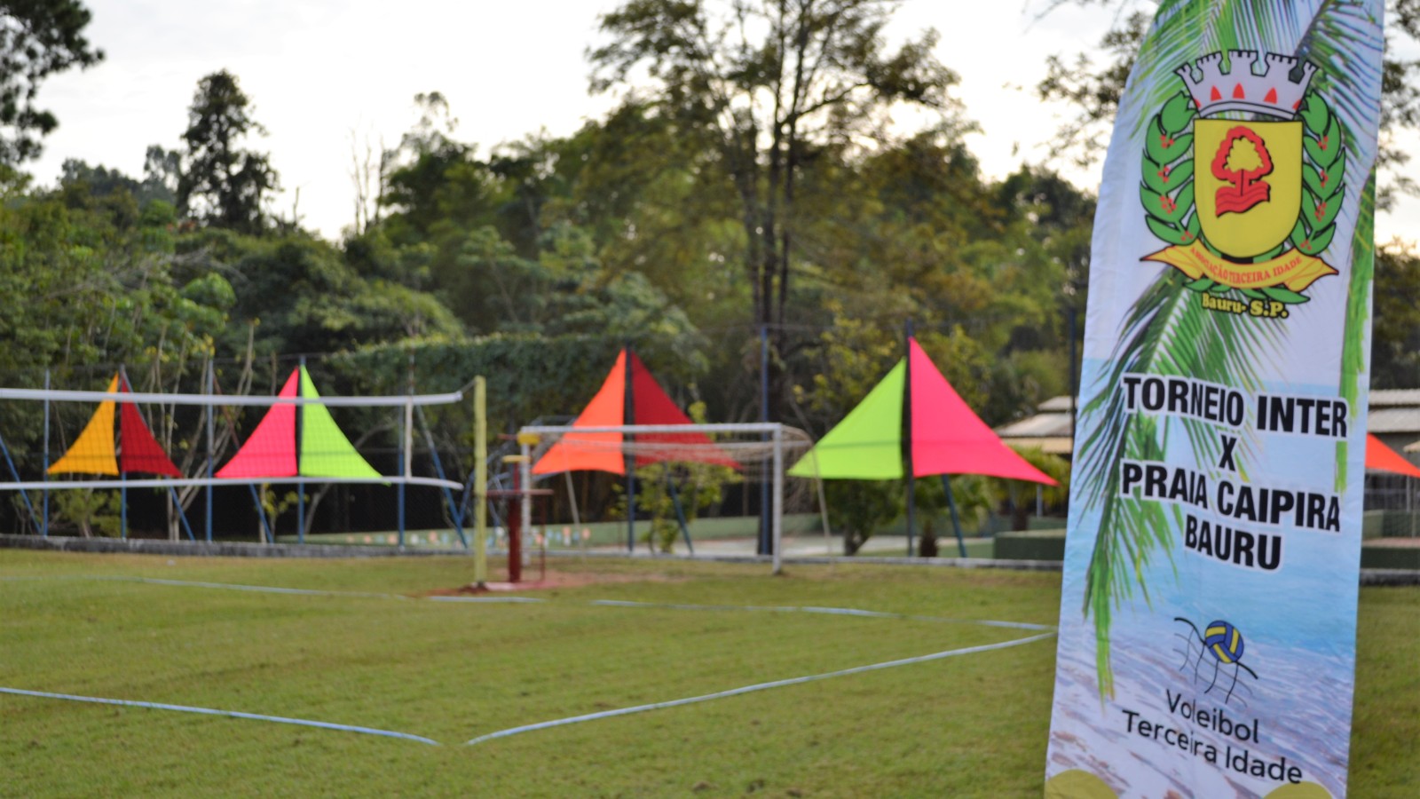 Inter Praia Caipira - Organização: Banners/quadras 5