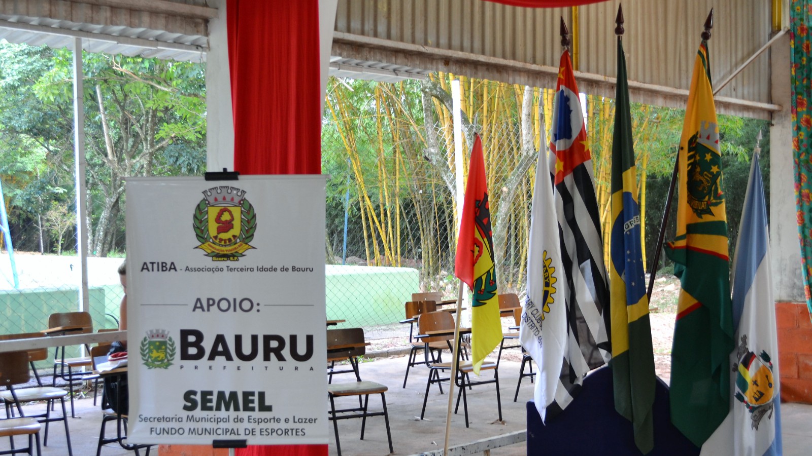 Inter Praia Caipira - Organização: Banners/quadras 9