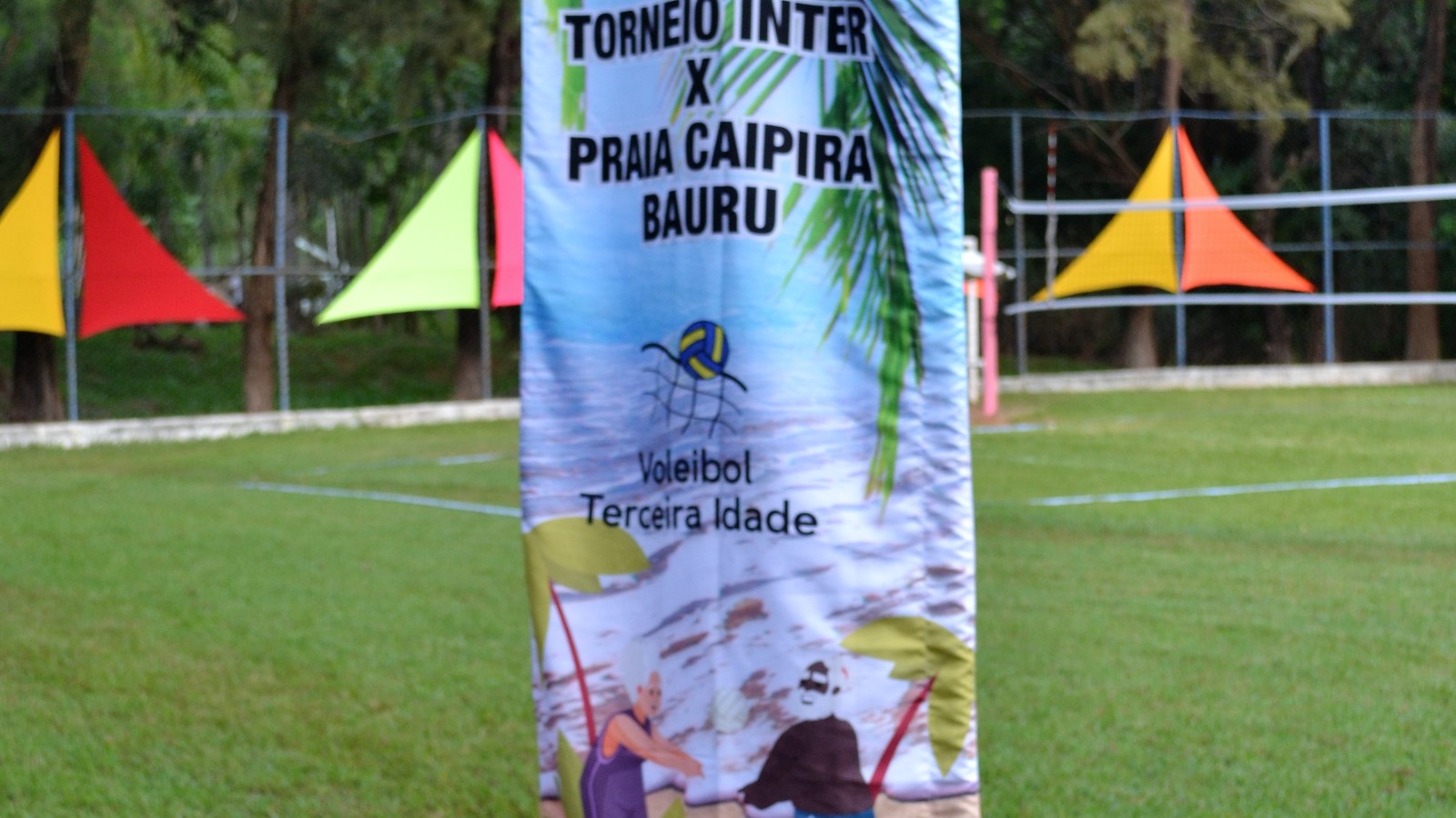 Inter Praia Caipira - Organização: Banners/quadras 4