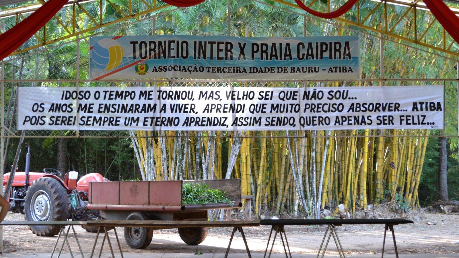 Inter Praia Caipira - Preparação Quadras - Quadras na Grama 6
