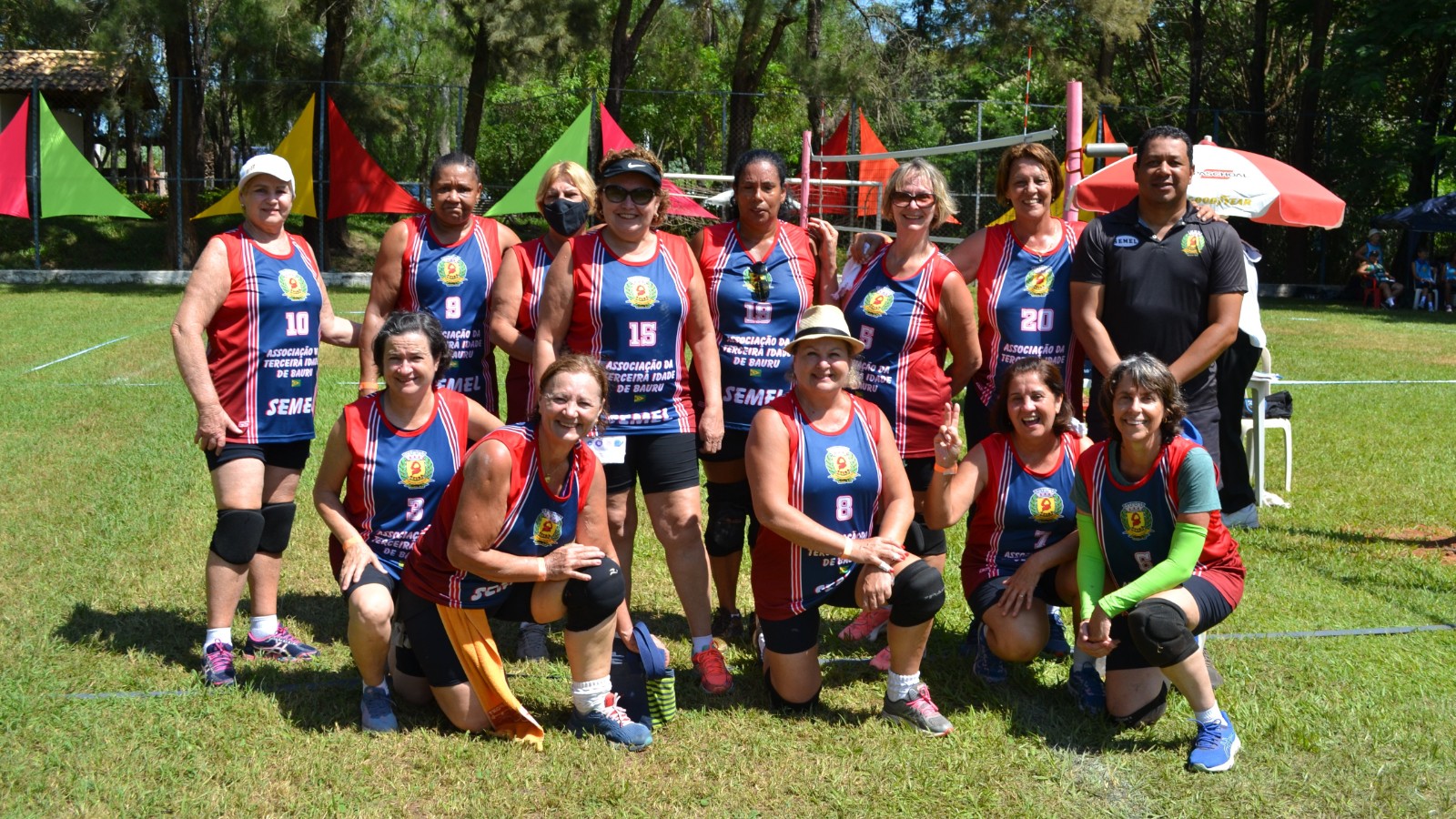 Inter Praia Caipira - abril 2022 Clube Termas Piratininga  Equipes Participantes 12