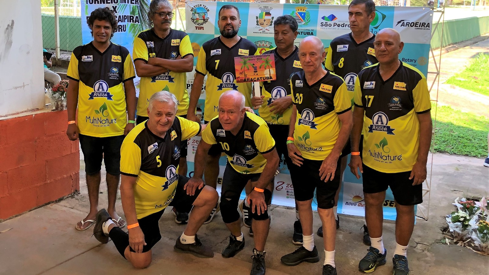 Inter Praia Caipira - abril 2022 Clube Termas Piratininga  Equipes Participantes 17